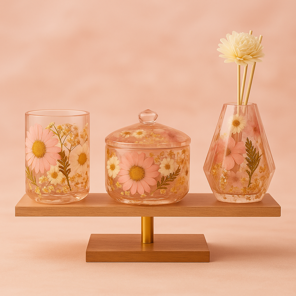 Custom Resin Bathroom Set (5 Pieces)