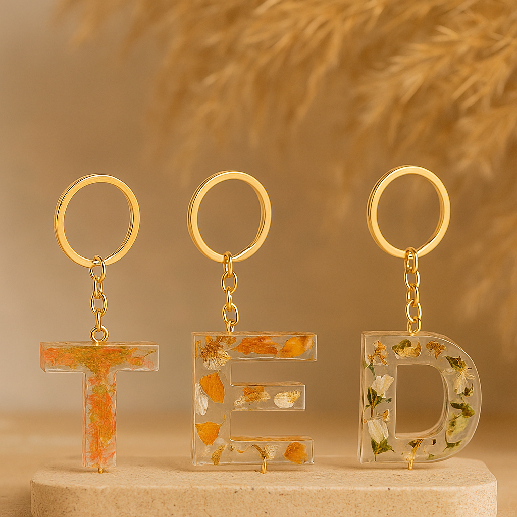 Custom Letter Keychain