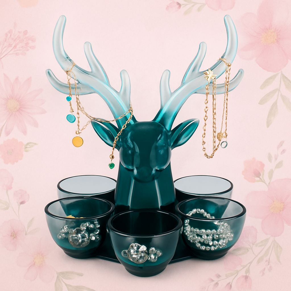 Resin Jewelry Holder – Deer Design