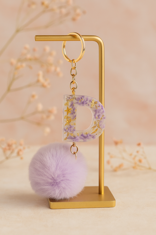Custom Letter Keychain